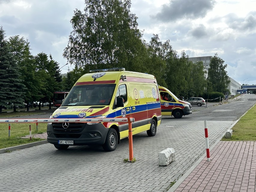 Ranny żołnierz w częstochowskim szpitalu. Został przetransportowany przez wojskowy śmigłowiec