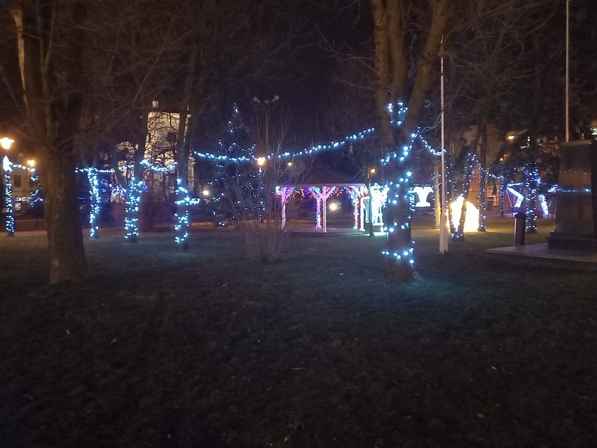 Iluminacje świąteczne w Golubiu-Dobrzyniu