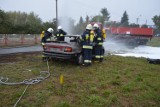 Zderzenie cysterny z autem, czyli ćwiczenia strażackie w Dąbrowie Chełmińskiej [zdjęcia] 