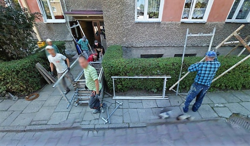 Nysa w Google Street View. Ul. Bohaterów Warszawy -...