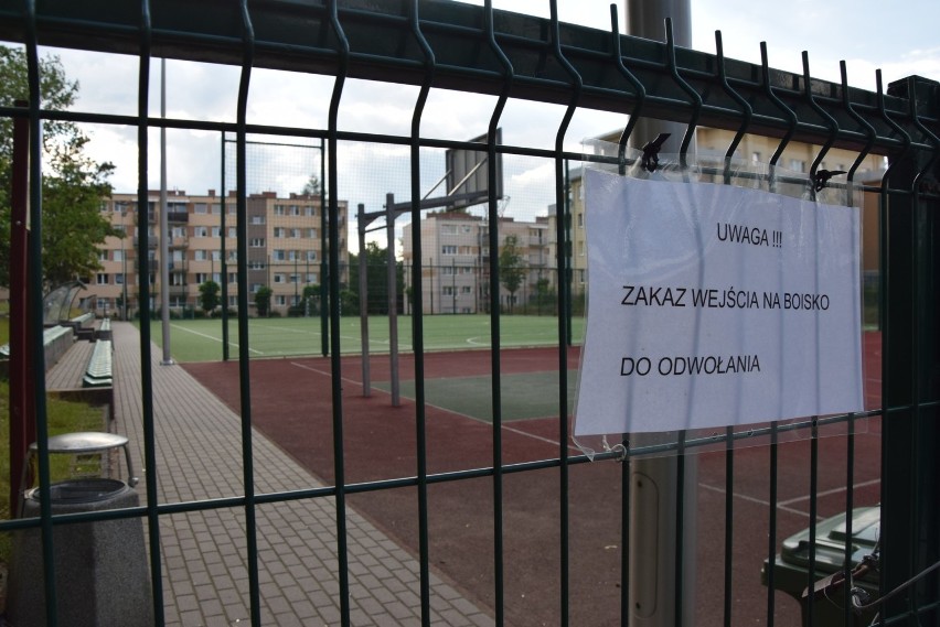 W poniedziałek, 22 czerwca, boisko "Pod Hubą" było zamknięte...