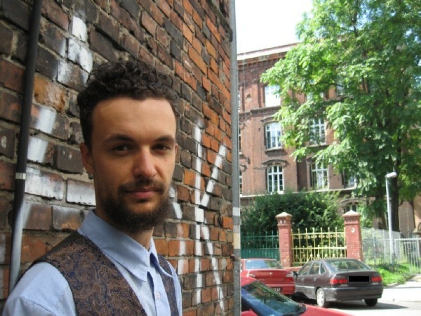 Współautorem projektu żywego muralu jest Kamil Szczepaniak