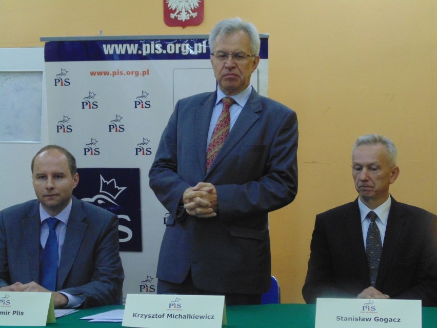 Od lewej: Paweł Karczmarczyk - kandydat na burmistrza...