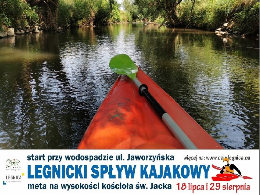 Legnicki Spływ Kajakowy już w tę niedzielę 18 lipca! OSiR zaprasza całe rodziny na wakacyjna zabawę na Kaczawie 
