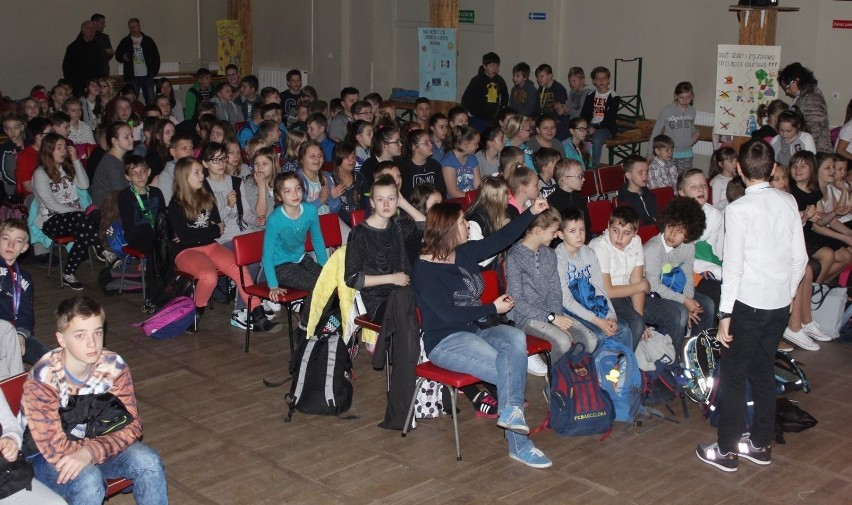 Uczniowie w sali ZCK.Fot. Dorota Michalczak