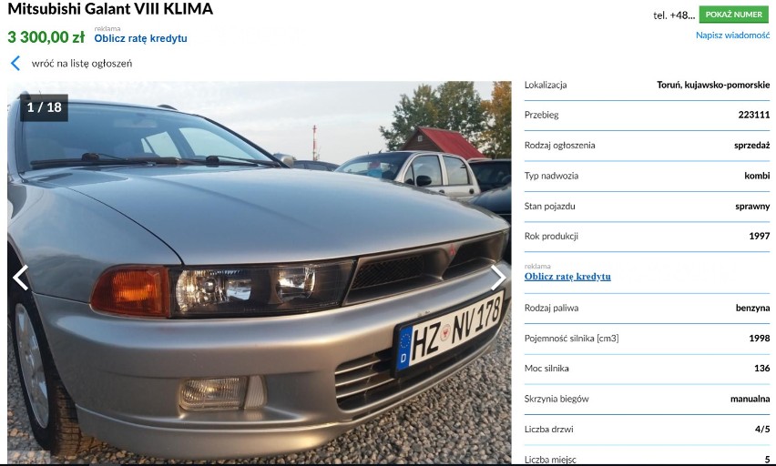 Czy mając 5 tysięcy złotych damy radę kupić auto w Toruniu?...