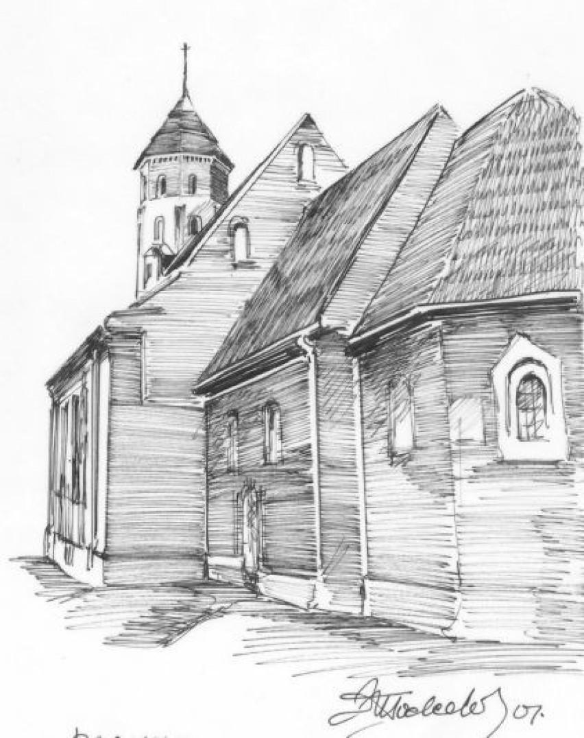 Odszukaj swój kościół parafialny w regionie [rysunki] 