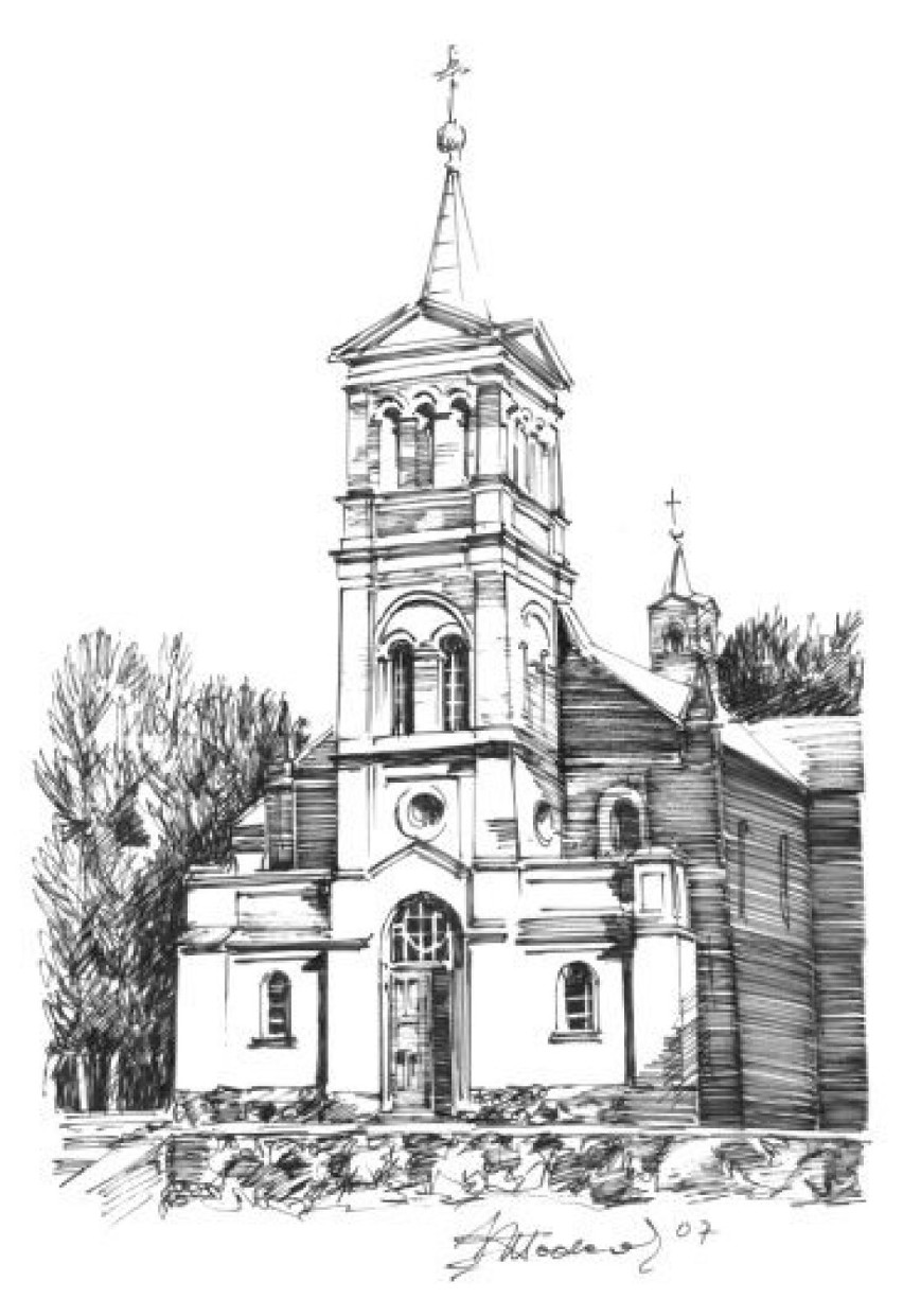 Odszukaj swój kościół parafialny w regionie [rysunki] 