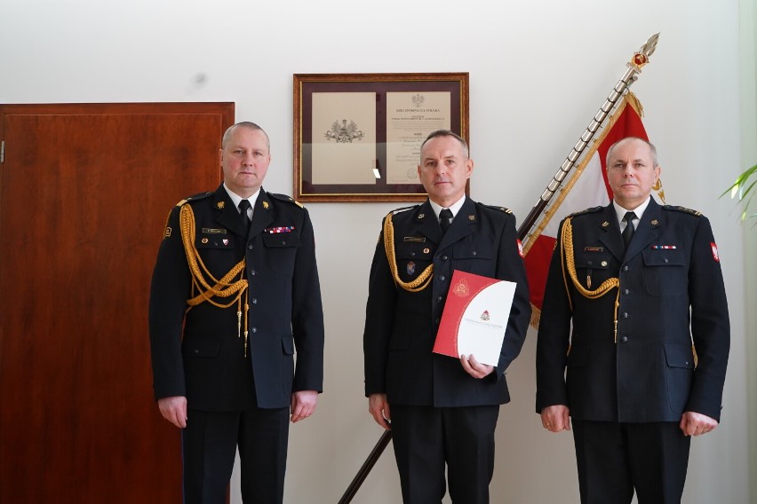 Nowy zastępca komendanta straży pożarnej w Wągrowcu. Kto objął stanowisko? Do zmiany wicekomendanta doszło także w policji