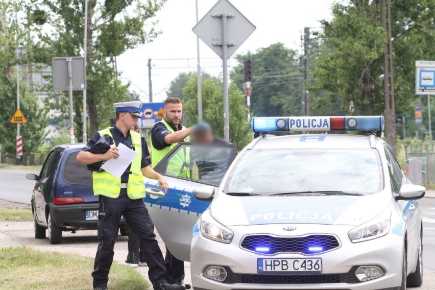 Wypadek na skrzyżowaniu Bystrzyckiej i Bajana