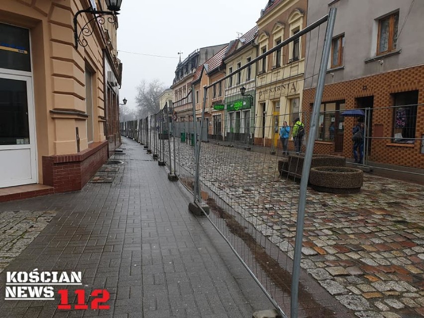 Kościan. Od wtorku 26 stycznia rozpoczynają się prace na rynku i ul. Wrocławskiej