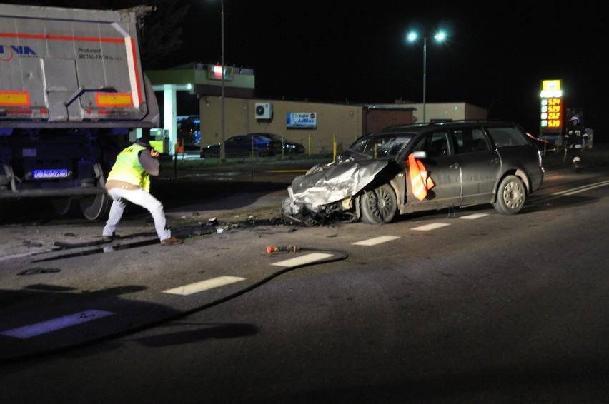Wypadek na drodze Śrem - Pysząca - 25.11.2013 r.
