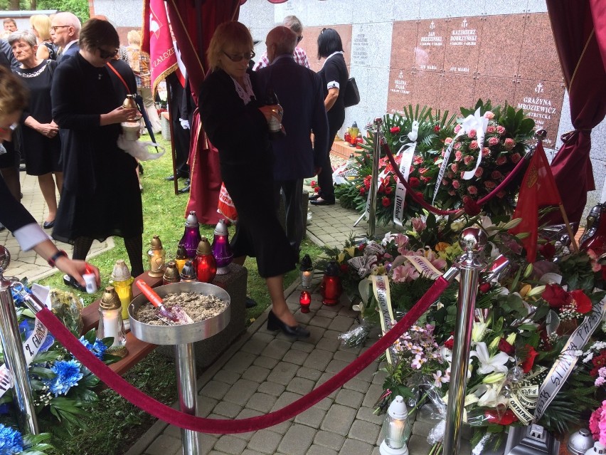 Pogrzeb Piotra Dwojackiego na cmentarzu w Gdańsku 