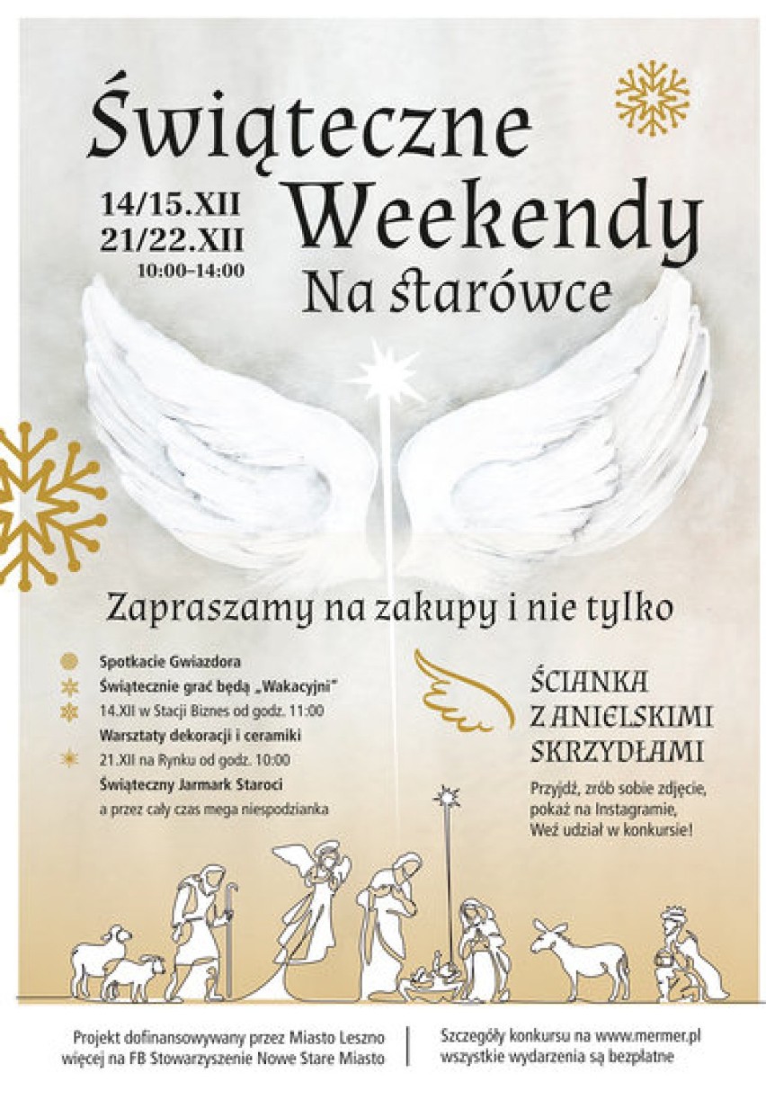 Przedświąteczne weekendy na starówce w Lesznie 2019