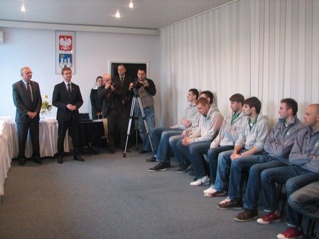 Częstochowa: Prezydent pogratulował siatkarzom Tytana AZS Częstochowa triumfu w Challenge Cup