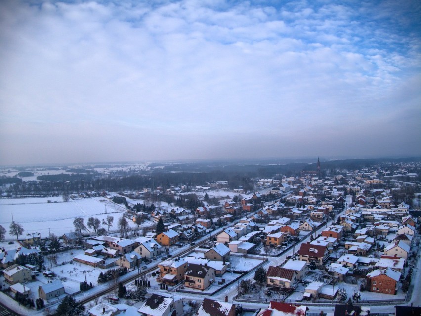 Zobaczcie jak pięknie wygląda gmina Osjaków w zimowej...