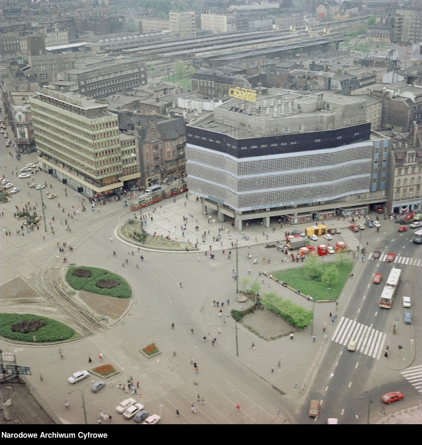 Katowice z lotu ptaka w 1989 roku! To niewiarygodne, jak...