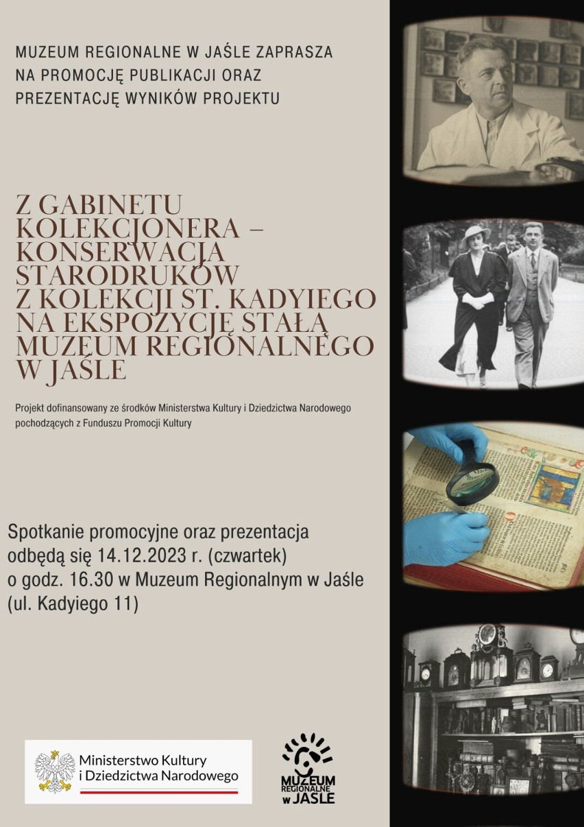Starodruki z kolekcji Stanisława Kadyiego w Muzeum Regionalnym w Jaśle. Zostaną udostępnione zwiedzającym