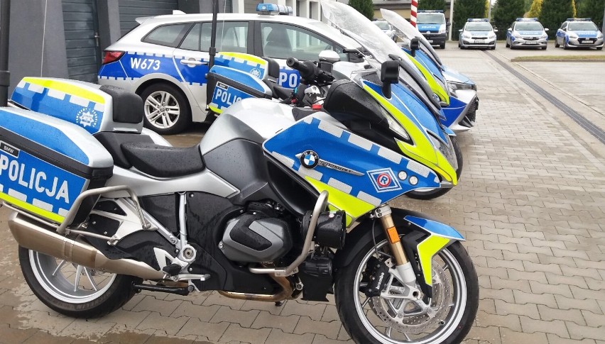 Dwa motocykle - marki BMW - policyjne trafiły do KPP Sławno