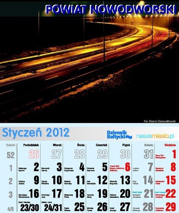 Przyślij zdjęcie - stwórz z nami kalendarz powiatu nowodworskiego na 2013 rok