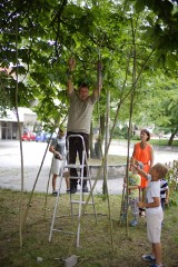 Skwer sąsiedzki przed Olimpią: Do końca wakacji w każdy weekend zabawa! [ZDJĘCIA]