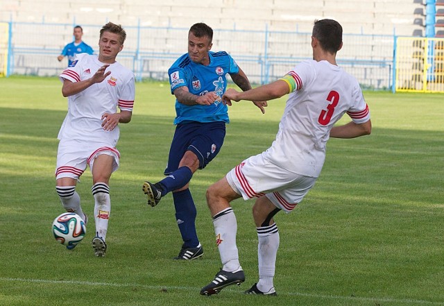 W drodze do najlepszej szesnastki Błękitni pokonali między innymi Chojniczankę Chojnice 1:0. W środku Sebastian Inczewski, który wtedy strzelił gola.