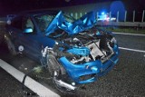 Policja bada okoliczności śmiertelnego wypadku na A1 w Maleninie koło Tczewa ZDJĘCIA