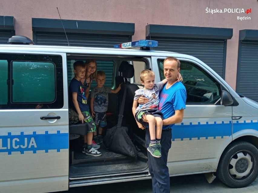 Będzin: policjanci spełnili marzenie małego Kuby FOTO 