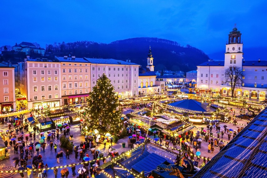 Okres jarmarku bożonarodzeniowego w Salzburgu trwać będzie...