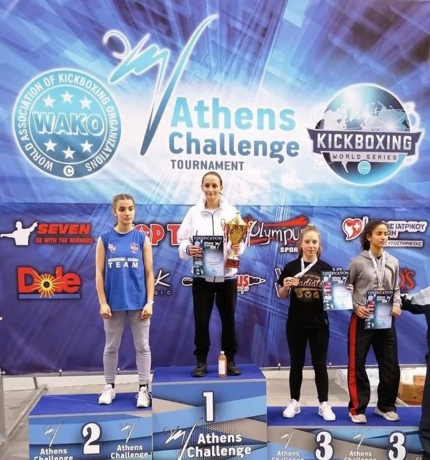 Kickboxing. UKS Gladiator Binczarowa z sukcesem w Atenach! [Zdjęcia]