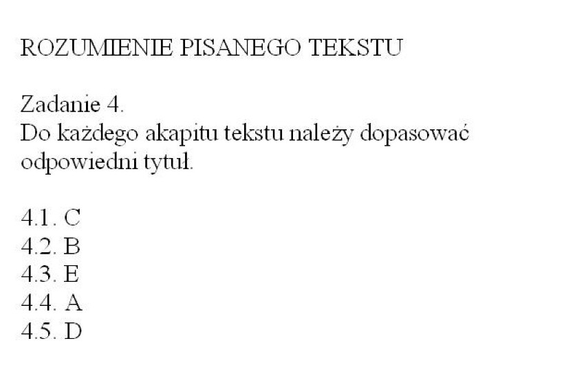 W czwartek, 24 listopada 2011 maturzyści napiszą próbną...