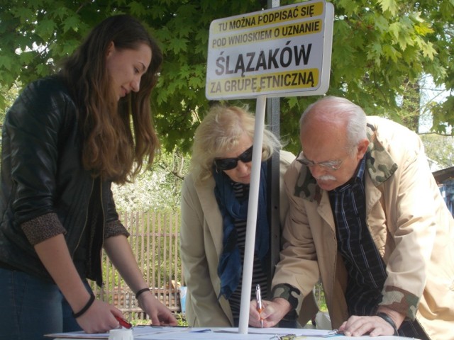 RAŚ w Mikołowie: Punkt zbiórki podpisów