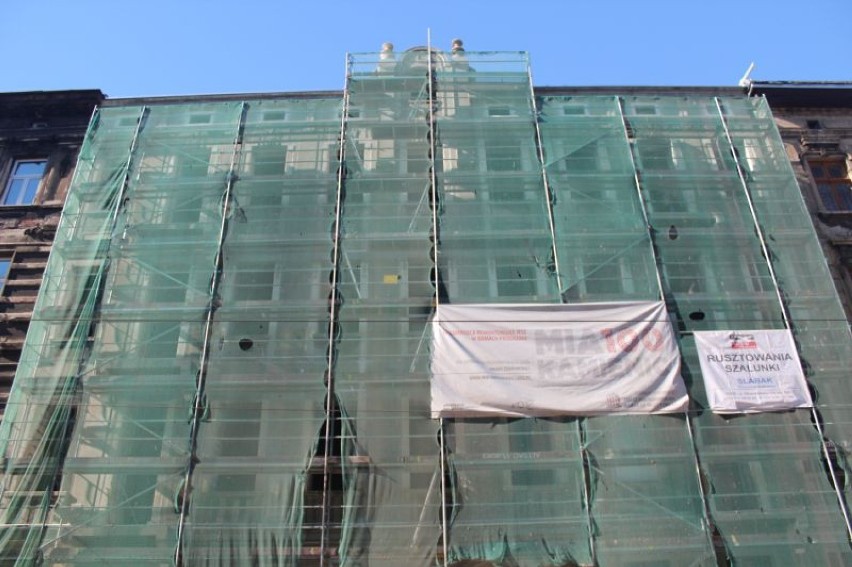W ramach "Miasta kamienic" prowadzone są prace remontowe w budynku przy ul. Gdańskiej 35.
