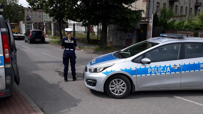 Wypadek na ul. Rolnej w Radomsku. Rowerzysta potrącony na ścieżce rowerowej