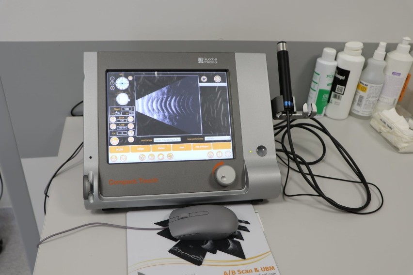 Dzięki wsparciu gminy Szczekociny, zakupiono nowoczesny ultrasonograf okulistyczny
