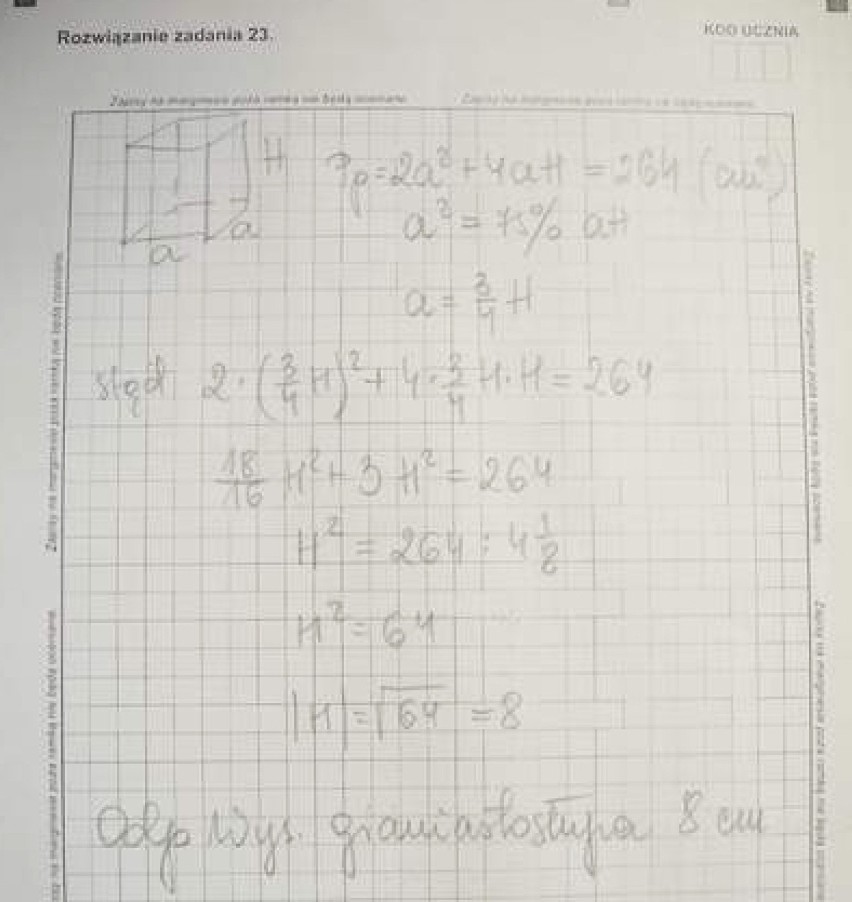 Próbny egzamin gimnazjalny 2013: matematyka - listopad 2012...