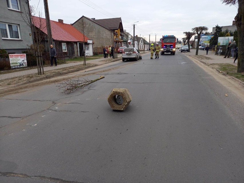 Wypadek na ul. 1 Maja w Skępem. Sprawca uciekł z miejsca...