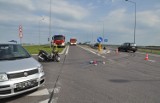 Wypadek w Międzyrzecu Podlaskim: Fiat zderzył się ze skuterem (ZDJĘCIA)