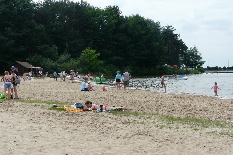 Nad Zalewem Sulejowskim w weekend pojawiły się tłumy...