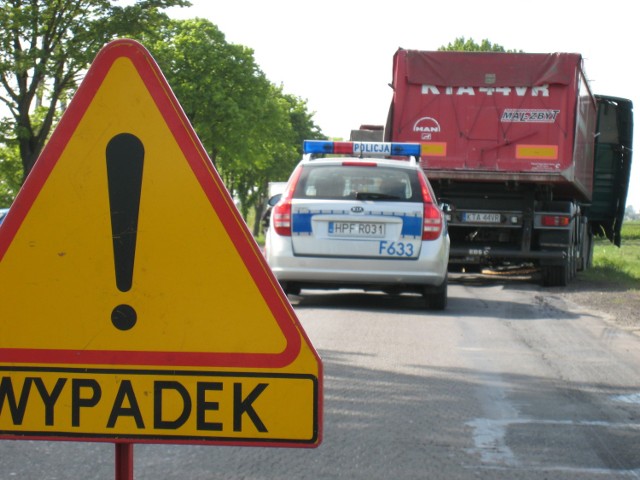 Wypadek w Sieradzu