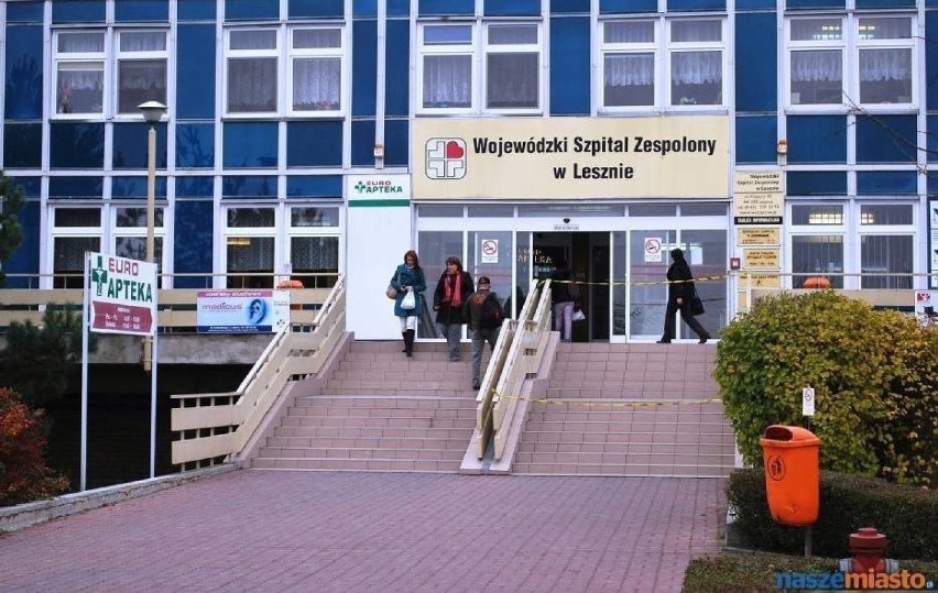 Szpital w Lesznie, tu trafił 81-latek ze stwierdzonym koronawirusem