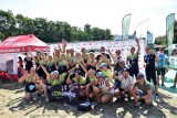 Przechlewo. Goodvalley Triathlon Przechlewo 2019  - zawodnicy "ćwiartki" Ironmana i sztafet na finiszu  część 2