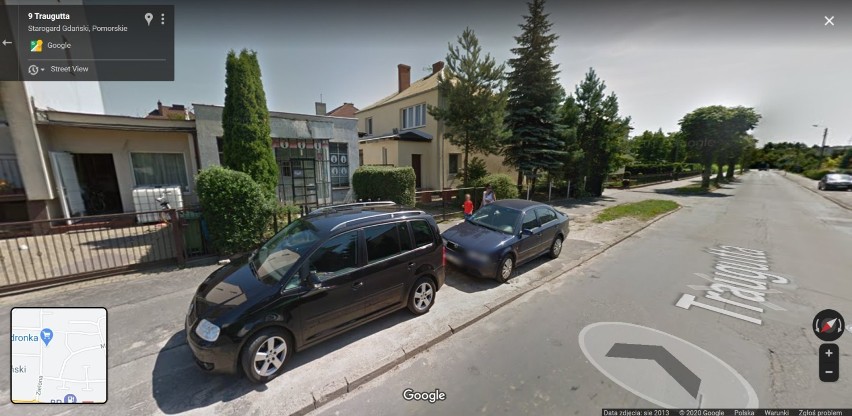 Przyłapani na ulicach Starogardu Gdańskiego! Mieszkańcy uchwyceni przez Google Street View