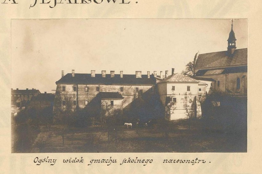 Fragment widokówki z Kraśnika datowanej na 1926 rok.