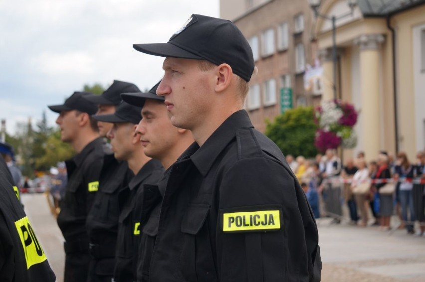 Na Rynku Kościuszki prezentowali się policjanci z...
