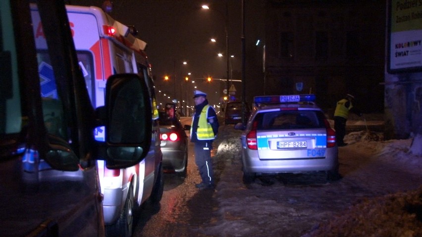 Policjant został potrącony na Zachodniej