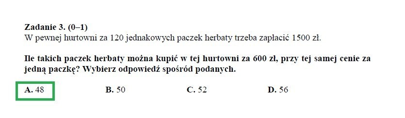 Egzamin gimnazjalny 2013 z matematyki. Test z CKE [ARKUSZE, ZADANIA, ODPOWIEDZI]