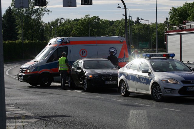 Wypadek na ulicy Jaworzyńskiej w Legnicy