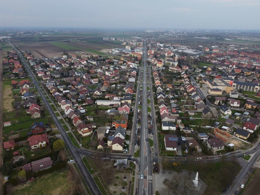 Nowe Skalmierzyce z lotu ptaka. Zobacz to urokliwe miasto z...