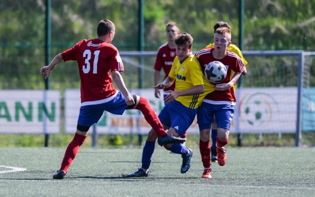 Centralna Liga Juniorów U15. Mecz Arki Gdynia z Wdą Świecie.